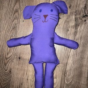 Purple dog doll